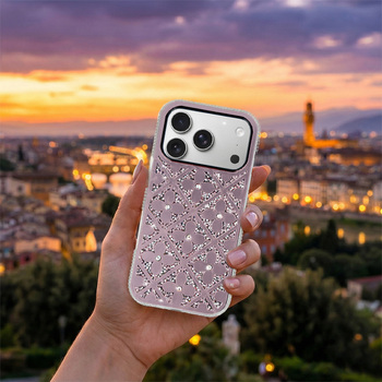 Flower Case do Samsung Galaxy A16 4G/5G różowy