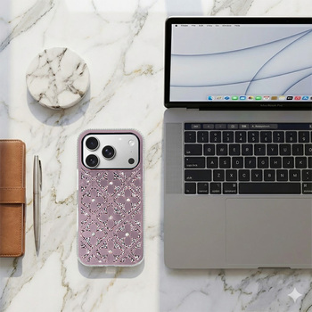 Flower Case do Samsung Galaxy S25 Ultra różowy