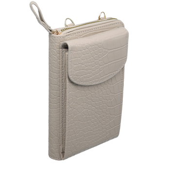 Knitted bag for phone GCW12 beige