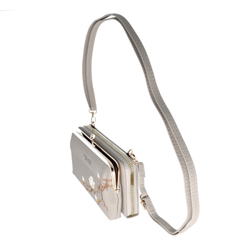 Knitted bag for phone GCW16 grey