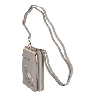 Knitted bag for phone GCW17 grey
