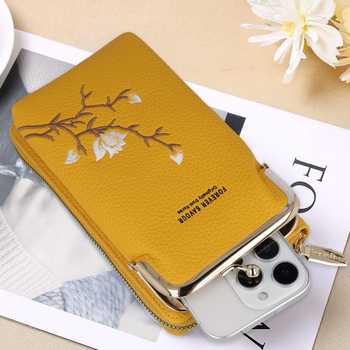 Torebka na telefon GCW17 żółty