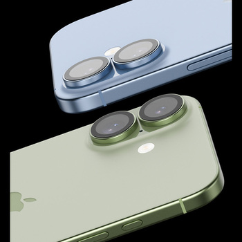 Benks Tempered glass Glass Warrior Lens Protector on camera for Iphone 17 (lens 2 pieces) green