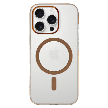 Transparent Slim Magsafe Case do Iphone 17 Air desert