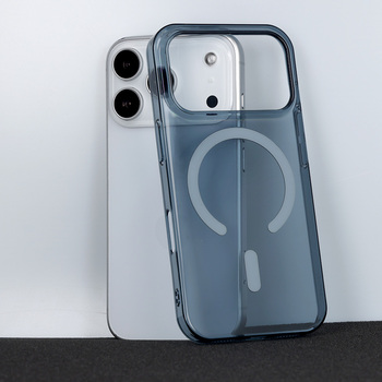 Transparent Slim Magsafe Case do Iphone 17 Pro Max deep blue