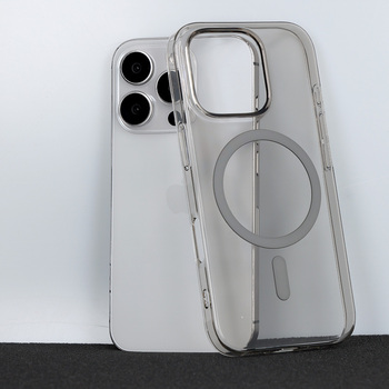 Transparent Slim Magsafe Case do Iphone 16 graphite