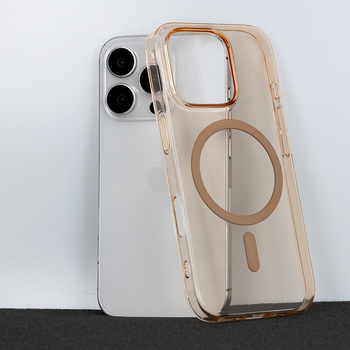 Transparent Slim Magsafe Case do Iphone 16 Pro Max desert