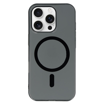 Transparent Slim Magsafe Case do Iphone 15 black