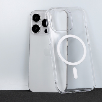 Transparent Slim Magsafe Case do Iphone 17 Pro white