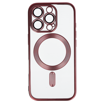Metallic Magsafe Case for Iphone 16 Pro Max Pink