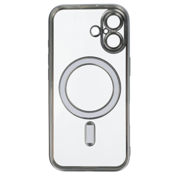 Metallic Magsafe Case for Iphone 17 Silver