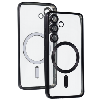 Metallic Magsafe Case do Samsung Galaxy S25 Czarny