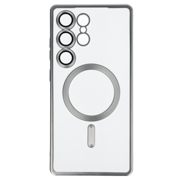 Metallic Magsafe Case do Samsung Galaxy S25 Ultra Srebrny