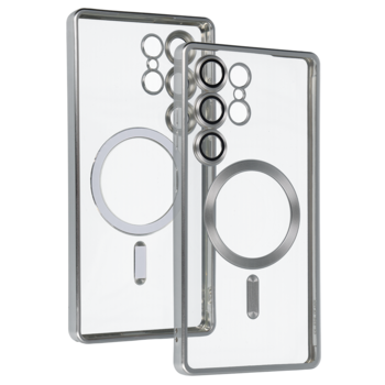 Metallic Magsafe Case do Samsung Galaxy S25 Ultra Srebrny