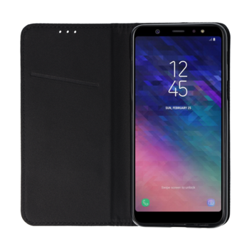 Smart Book MAGNET Case for SAMSUNG GALAXY A6 PLUS (2018) BLACK