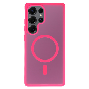 Tel Protect Aura Matte Magsafe Case for Samsung Galaxy S25 Ultra hot pink