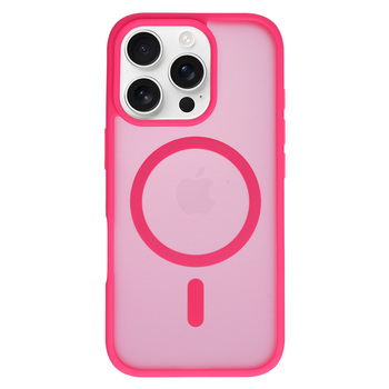 Tel Protect Aura Matte Magsafe Case do Iphone 15 hot pink