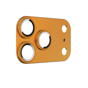 Benks Hartowane szkło Glass Warrior Metal Integrated Lens Protector (C070) do Iphone 17 Pro Max (obiektyw 3 sztuki) pomarańczowe