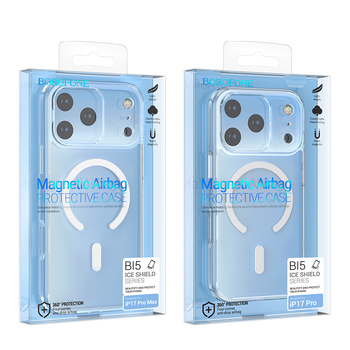 Borofone Etui BI5 Ice Shield Magnetic Iphone 17 Pro Max przezroczysty