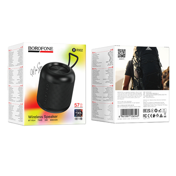 Borofone Głośnik Bezprzewodowy Bluetooth BR102 Gratificado czarny