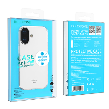 Borofone Etui BI4 Ice Series Iphone 17 przezroczysty