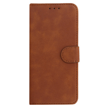 Kabura BOOK COMMON Uniwersalna (ROZMIAR XXL) do Samsung S25 Ultra/S24 Ultra/M35/M23/A16 5G/Xiaomi Redmi 14C brązowa