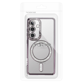 Bling Magsafe Case do Samsung Galaxy S26 fioletowy