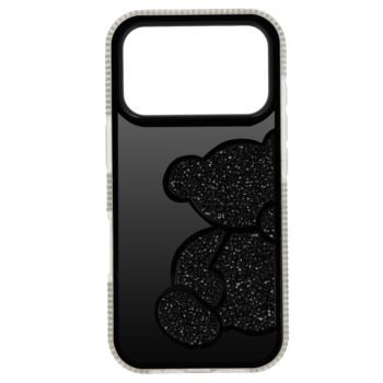Teddy Bear Case for Iphone 17 black