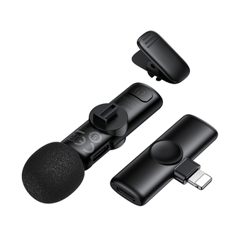 Borofone Lavalier wireless microphone BFK16 Winner Lightning black