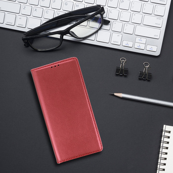 Smart Magneto Case for Xiaomi 17 Pro burgundy