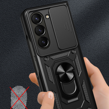 Slide Camera Armor Case do Samsung Galaxy Z Fold 7 Czarny
