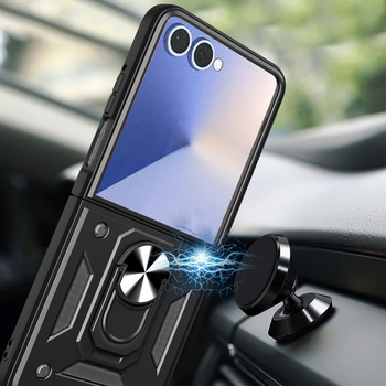 Slide Camera Armor Case do Samsung Galaxy Z Flip 7 Czarny
