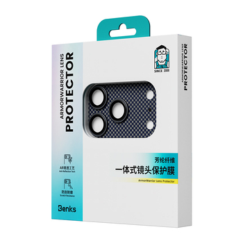 Benks Tempered glass Armor Warrior Lens (SR69) for Iphone 17 Pro Aurora (camera island)