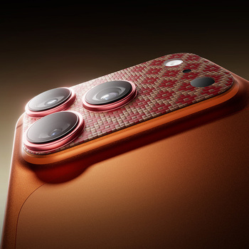 Benks Hartowane szkło Armor Warrior Lens (OR69) do Iphone 17 Pro ArmorGrid pomarańczowy (wyspa)