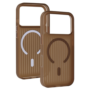 Tel Protect Twist Magsafe Case do Samsung Galaxy S25 coffee brown