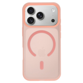 Tel Protect Mist Matte Magsafe Case do Iphone 16 pink orange
