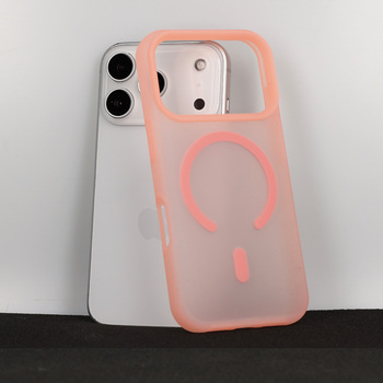 Tel Protect Mist Matte Magsafe Case do Iphone 16 pink orange