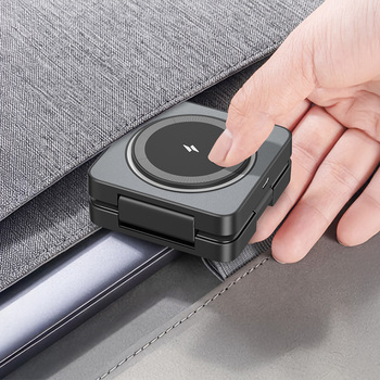 Blavec Ładowarka indukcyjna BQI-04 Qi 15W magnetyczna Magsafe 3 w 1 UniCharge (BQI04-QIMB) czarna