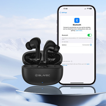 Blavec Bluetooth TWS Earphones BW-02 Carbon (BW02-B) black