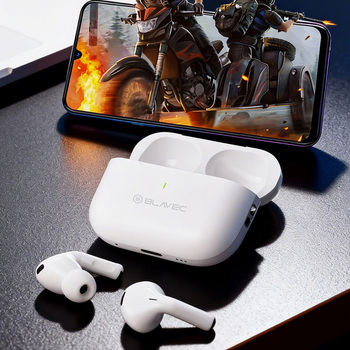 Blavec Słuchawki Bluetooth TWS BW-05 Flow (BW05F-W) białe