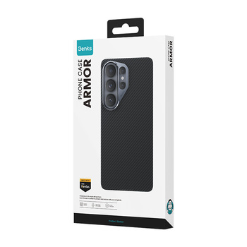 Benks Magnetic Armor Air Kevlar Case Metal Frame 600D (J048) for Samsung Galaxy S26 black