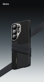 Benks Montage Magnetic Armor Air Kevlar Case Metal Frame 600D+1500D (F049) for Samsung Galaxy S26 Plus black