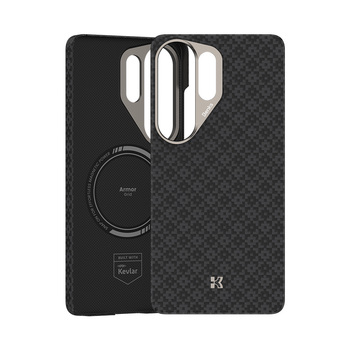 Benks Magnetic Armor Air Armor Grid Kevlar Case Metal Frame 600D (E050) for Samsung Galaxy S26 Ultra black