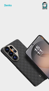 Benks Etui Magnetic Armor Air Armor Grid Kevlar Metal Frame 600D (E048) do Samsung Galaxy S26 czarne
