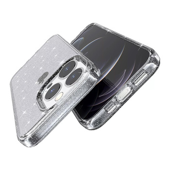 Crystal Glitter Case do Samsung Galaxy S26 Srebrny