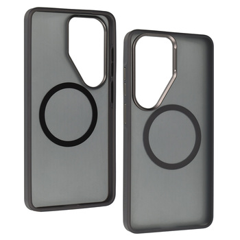 Liavec Soft Case Metal Frame do Samsung Galaxy S26 Ultra szary
