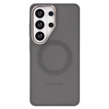 Liavec Soft Case Metal Frame do Samsung Galaxy S26 Ultra szary