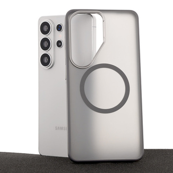 Liavec Soft Case Metal Frame do Samsung Galaxy S26 Ultra szary