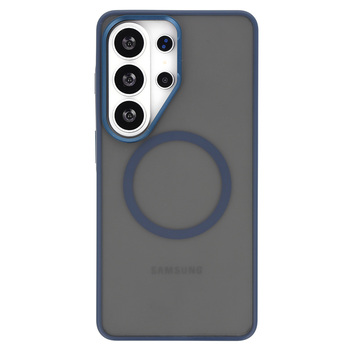 Liavec Soft Case Metal Frame do Samsung Galaxy S26 Ultra granatowy