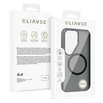 Liavec Soft Case Metal Frame do Samsung Galaxy S26 Ultra czarny